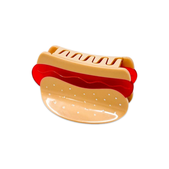 Mini Hot Dog Hair Claw
