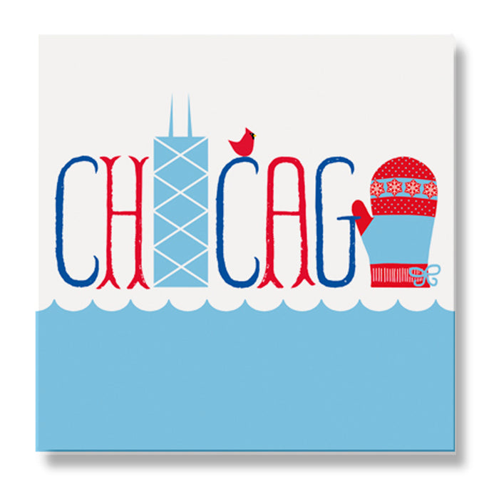 Chicago Skyline Coasters, set of 4