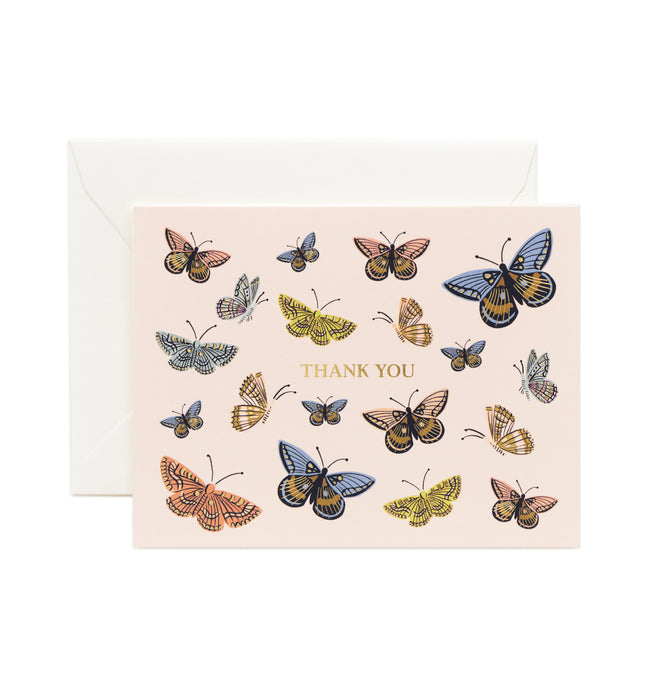 Monarch Thank You card, Box of 8