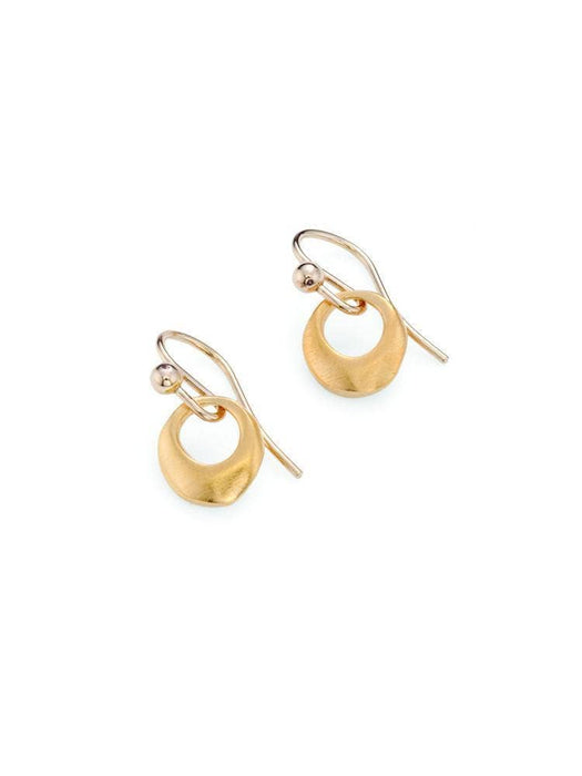 Ring Earrings: Gold