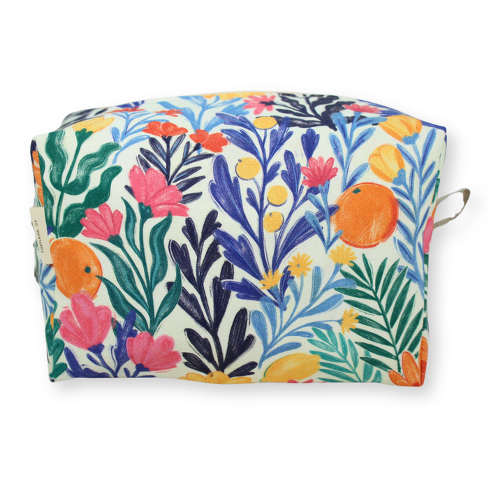The Large Dopp Kit: Navy Floral / Large