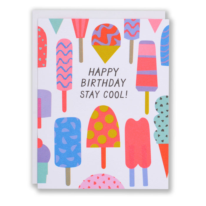 Icy Treats Happy Birthday Stay Cool Card