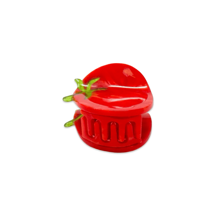 Mini Tomato Hair Claw Clip