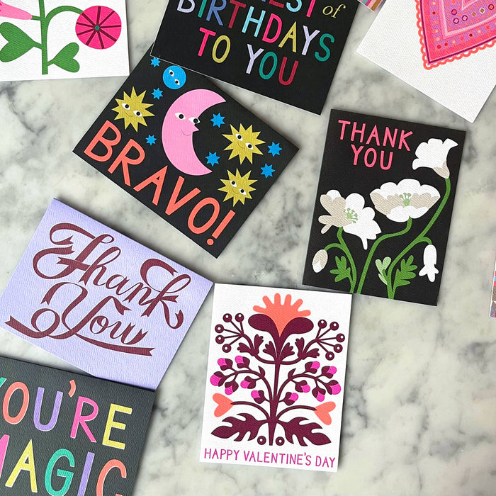 Black Magic Rainbow Note Card
