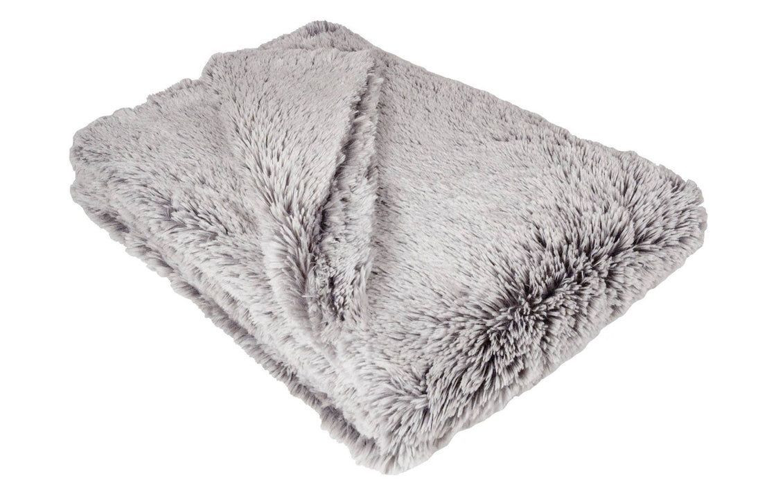 Throw - Standard 58" x 45" Assorted Faux Fur: Rosebud Black / Faux Fur 100% Polyester / 45" x 58" Standard Size Throw