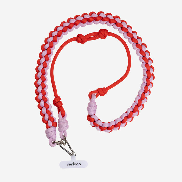 Duo Adjustable Phone Strap: Poppy Lilac