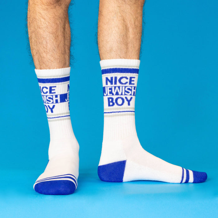 Nice Jewish Boy Gym Crew Socks
