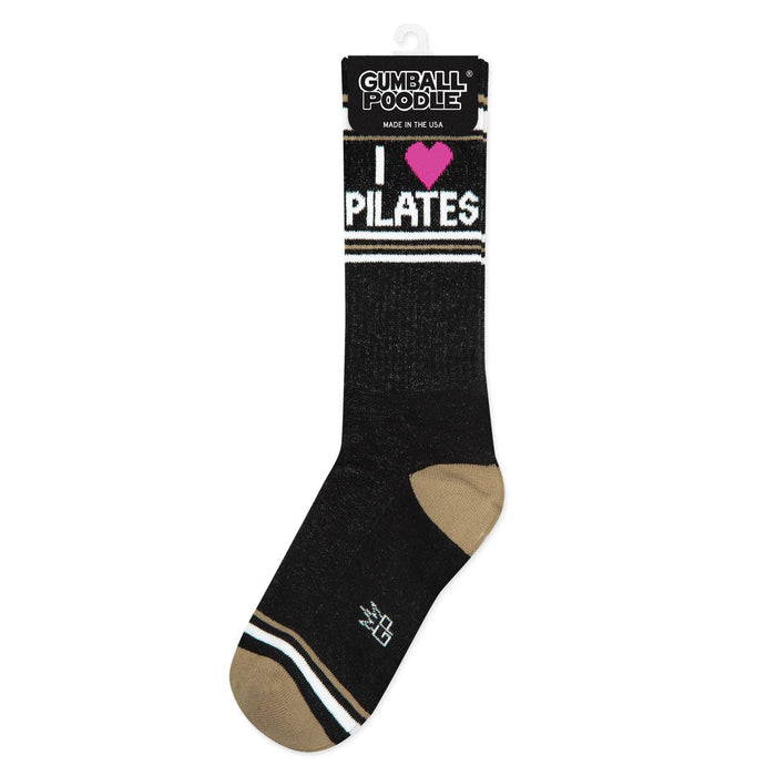 I ❤️ Pilates Gym Crew Socks