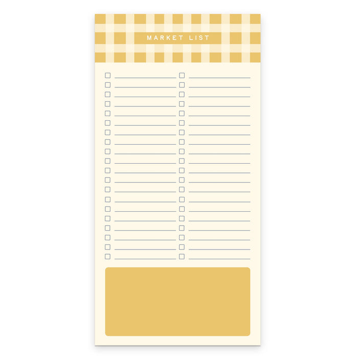Gingham Pattern Market List