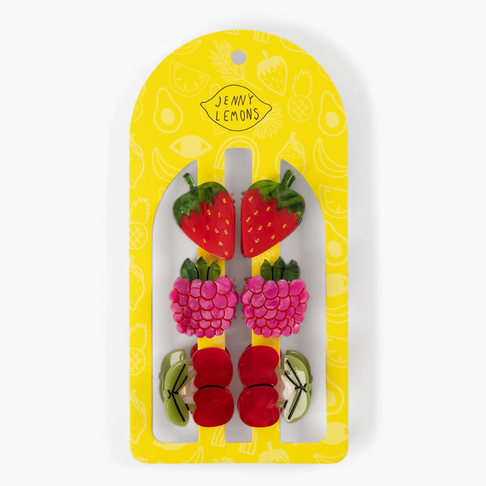 PREORDER: Micro Berry Basket Hair Claw Clip Set