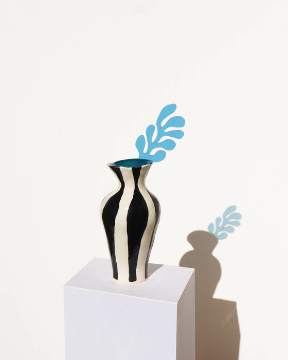 Small Coral Flower Stem: See-thru blue