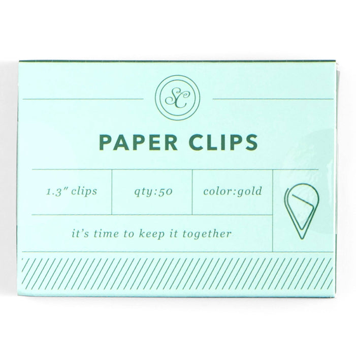 Keep It Together Paper Clips - Blue