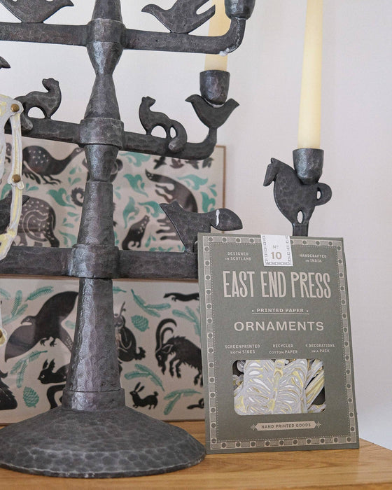 DANCING SKELETONS PAPER ORNAMENTS