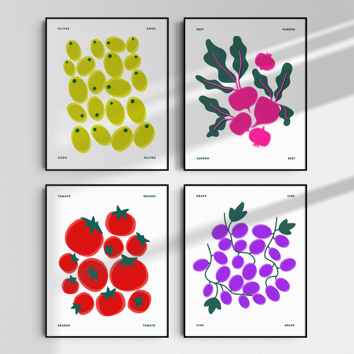 XOXO Olives Print: 5"x7"