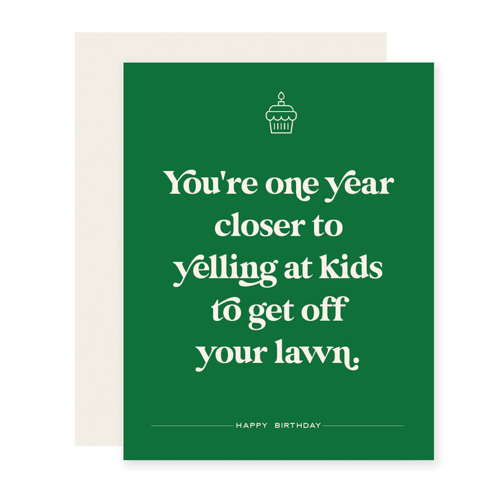Get off Lawn | Birthday Card