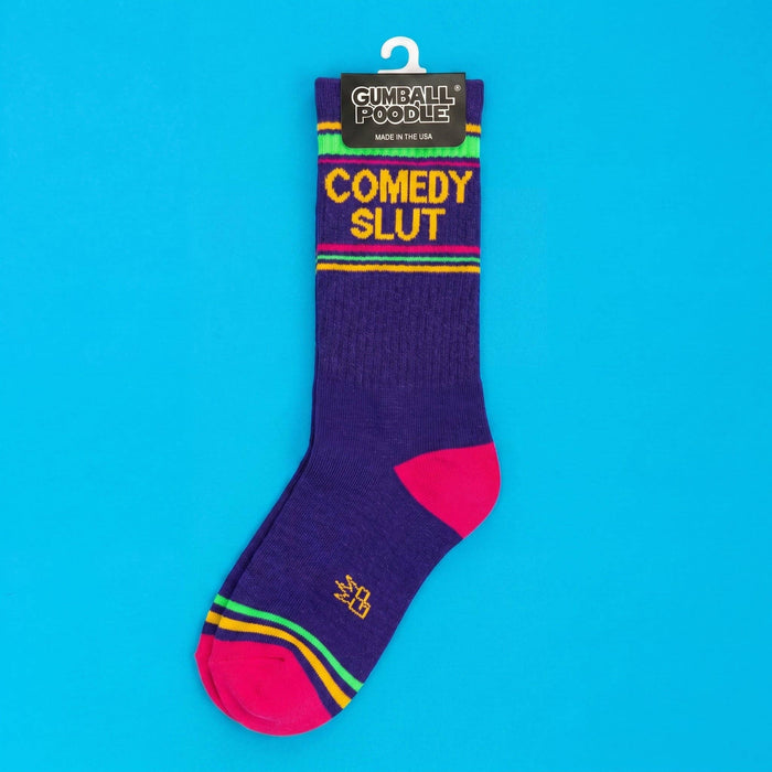 Comedy Slut Gym Crew Socks