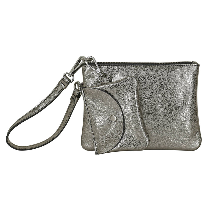 Handcrafted Leather Poetry Pouches: Sky Blue