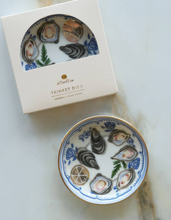 Porcelain Trinket Dish | Oysters