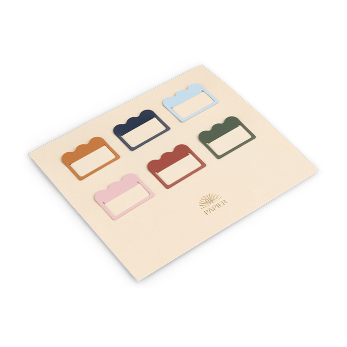 Metal Index Tabs, Multicolor - Cloud