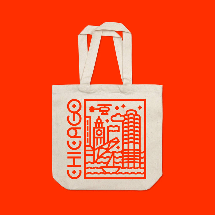 CHICAGO • River Walk • Tote Bag
