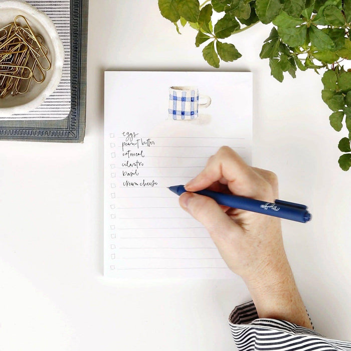 Everyday checklist notepad: Bluebird