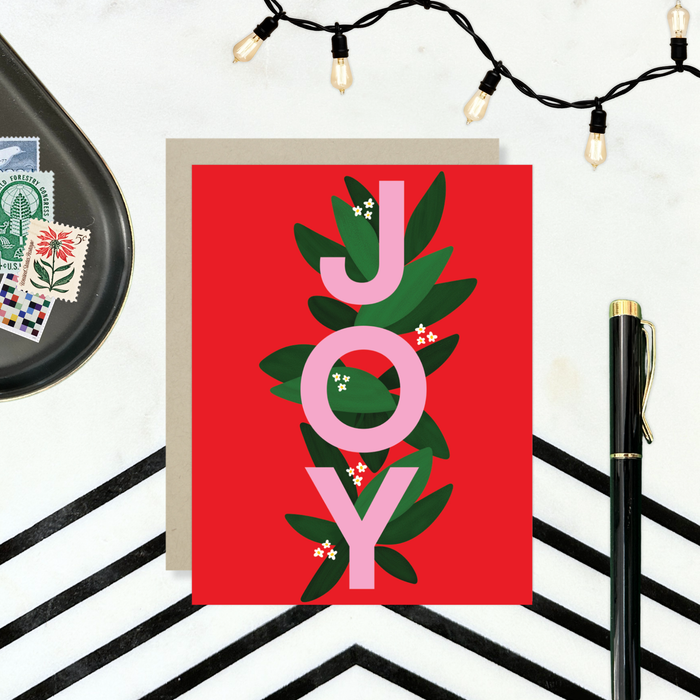 Joy Peace Holiday Card