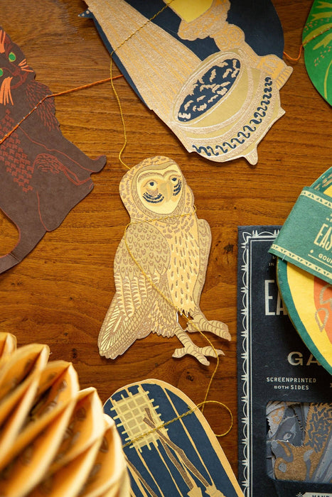 DANCING SKELETONS PAPER ORNAMENTS