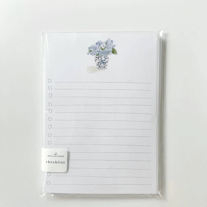 Everyday checklist notepad: Bluebird