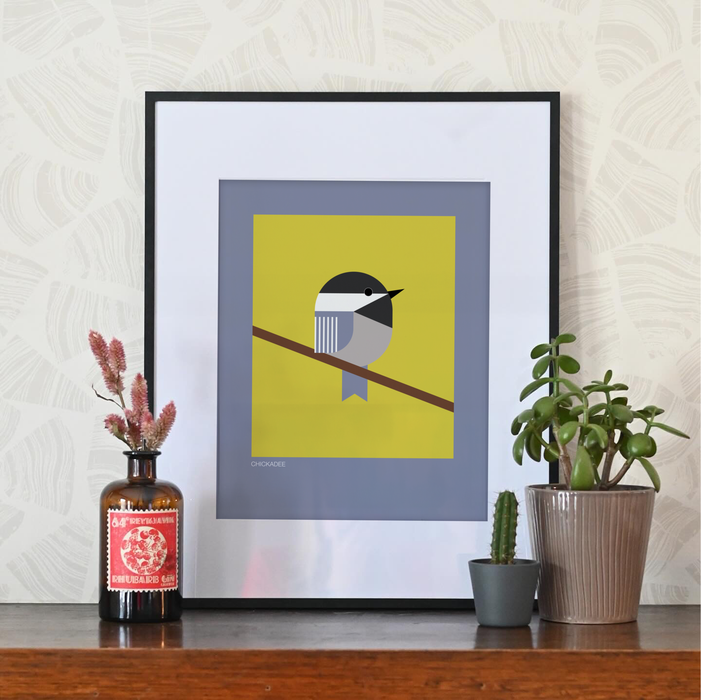 Black-Capped Chickadee | 8x10 Art Print