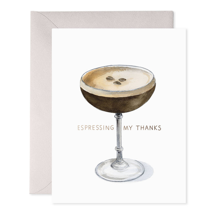 Espresso Thanks Boxed Set of 6