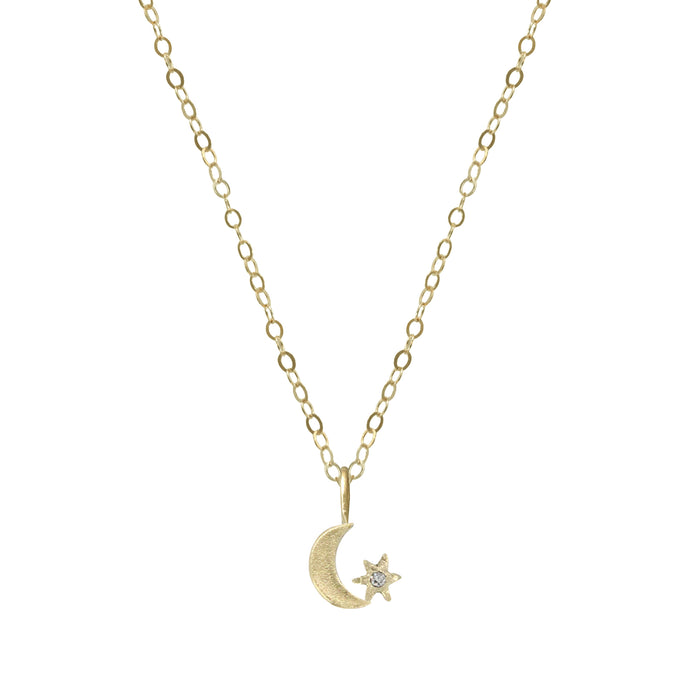 Crescent Star Amulet Charm