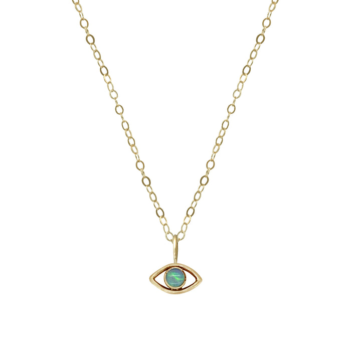 Opal Eye Amulet Charm