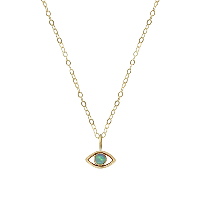 Opal Eye Amulet Charm