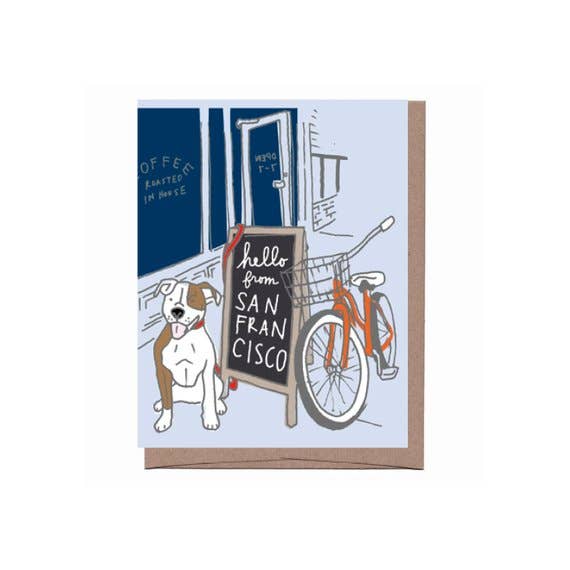 City/State Coffee Shop Greeting Card: Your City