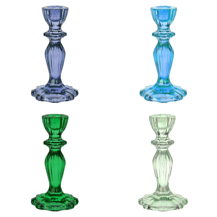 Cool Glass Candle Holders, asstd