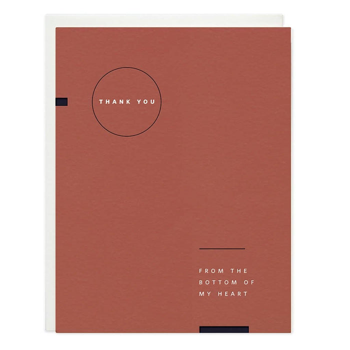 Thank You Geometric Greeting Card | Boxed Set of 6