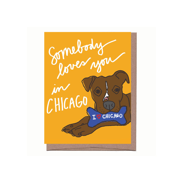 Souvenir Dog Toy City/State Greeting Card: Chicago