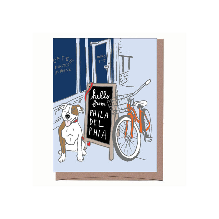City/State Coffee Shop Greeting Card: Your City