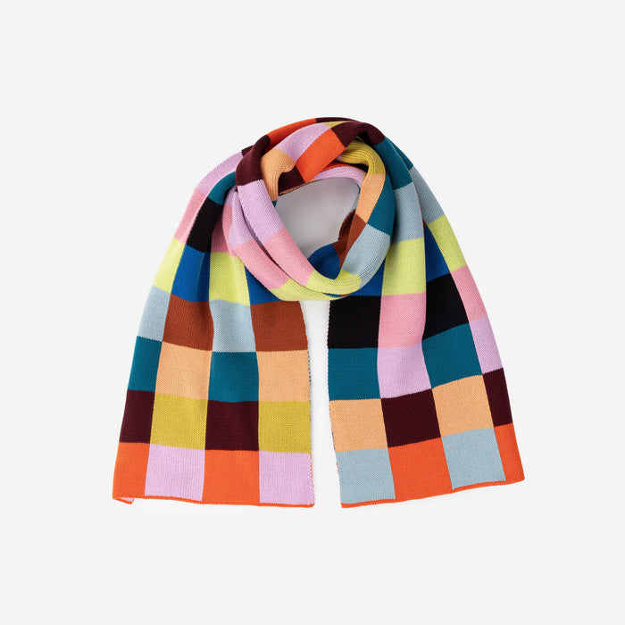 Color Patch Big Scarf: Desert