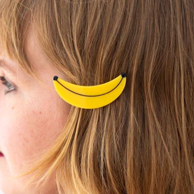 Banana Hair Clip Set