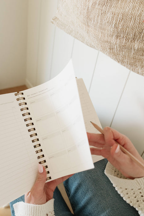 Quarterly Overview Planner | LTD Edition Colors // Undated: Clay