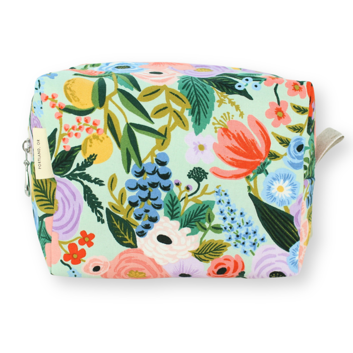 The Medium Dopp Kit: Navy Floral / Medium
