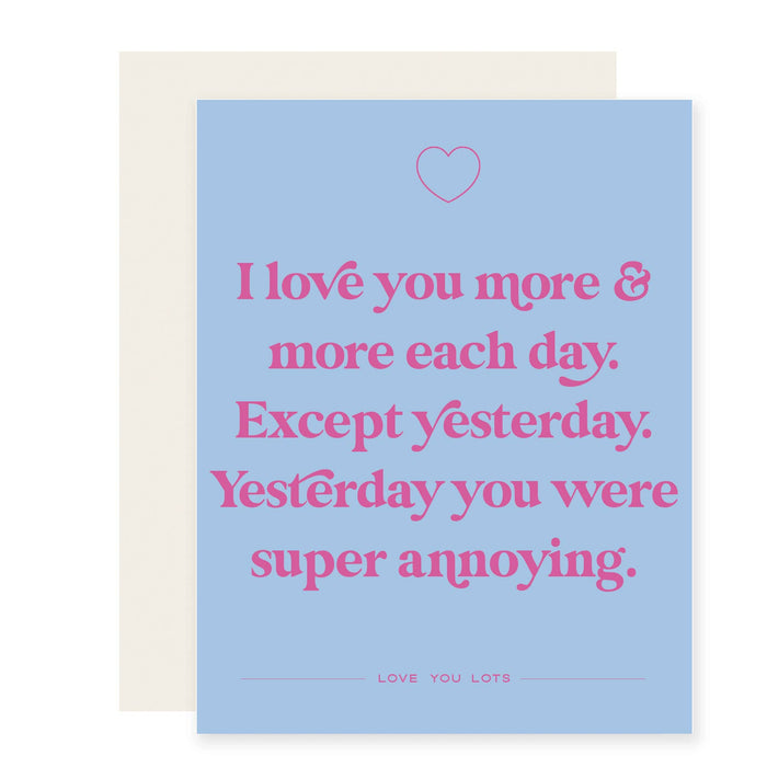 Except Yesterday