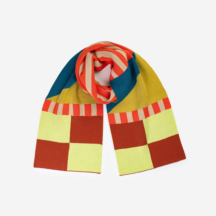 Kite Big Scarf: Rust Lime