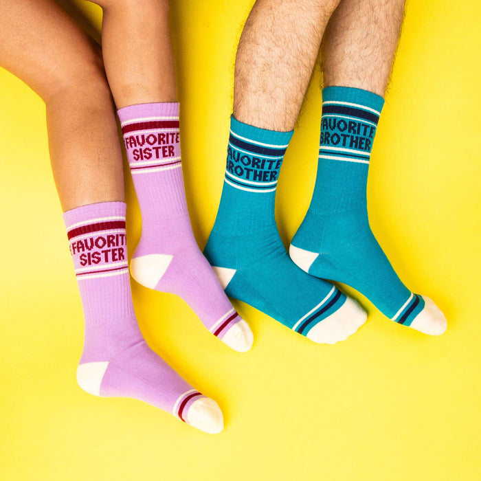 Favorite Brother Gym Crew Socks