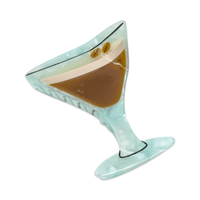 Large Espresso Martini Hair Claw Clip