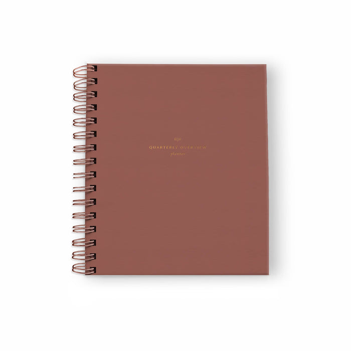 Quarterly Overview Planner | LTD Edition Colors // Undated: Clay