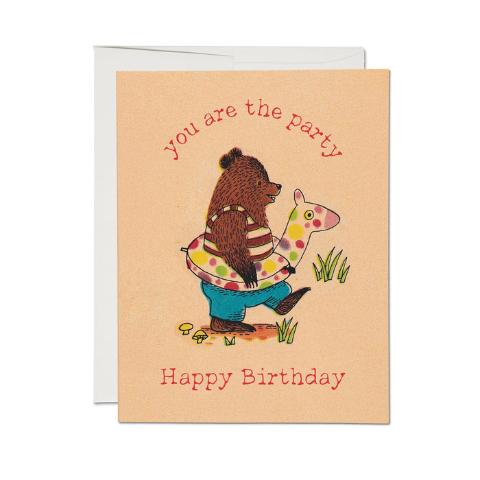 You Are the Party greeting card: Single