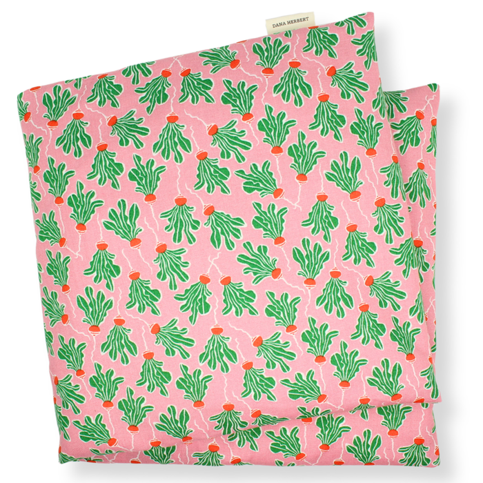 Large Heat Wrap: Navy Floral / Lavender