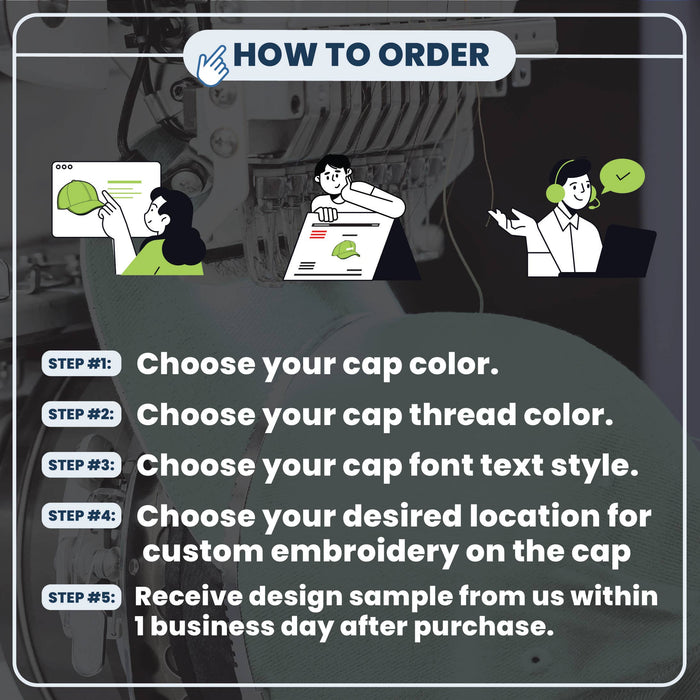 Custom Embroidery Corduroy Adjustable Cotton Baseball Cap: Corduroy